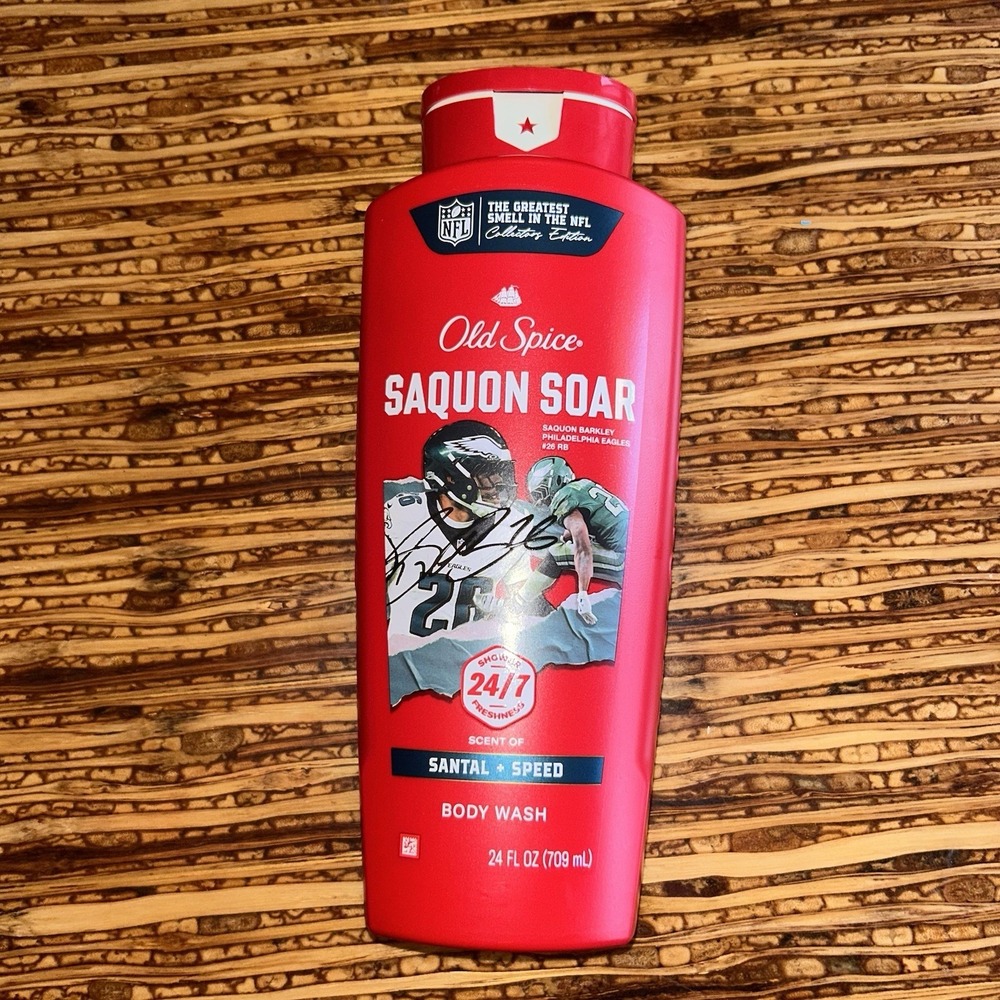 NEW Old Spice Saquon Soar Body Wash Limited Edition NFL Philadelphia Eagles